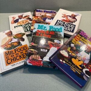 Collection of Mr Foods Cookbook Recipes Hardcover Books Lot of 5 Vintage 1990’s